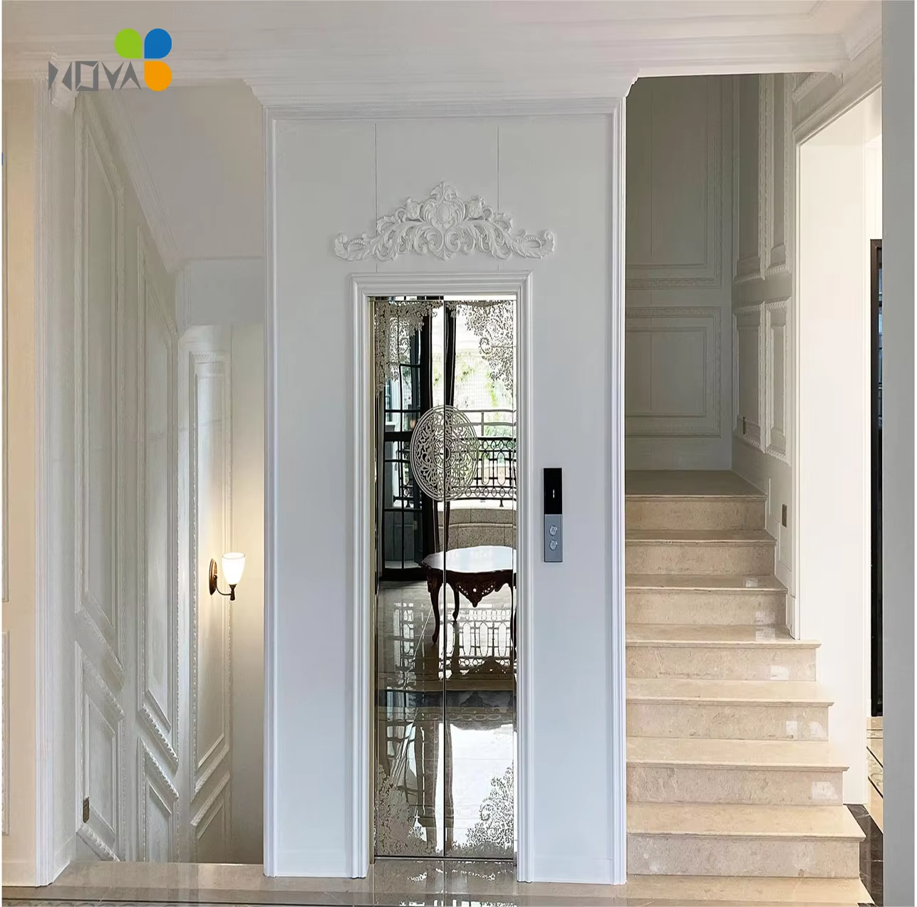 VTEV106 Ascensores Elevadores Ascensor de Villa de Alta Calidad para Modernización del Hogar