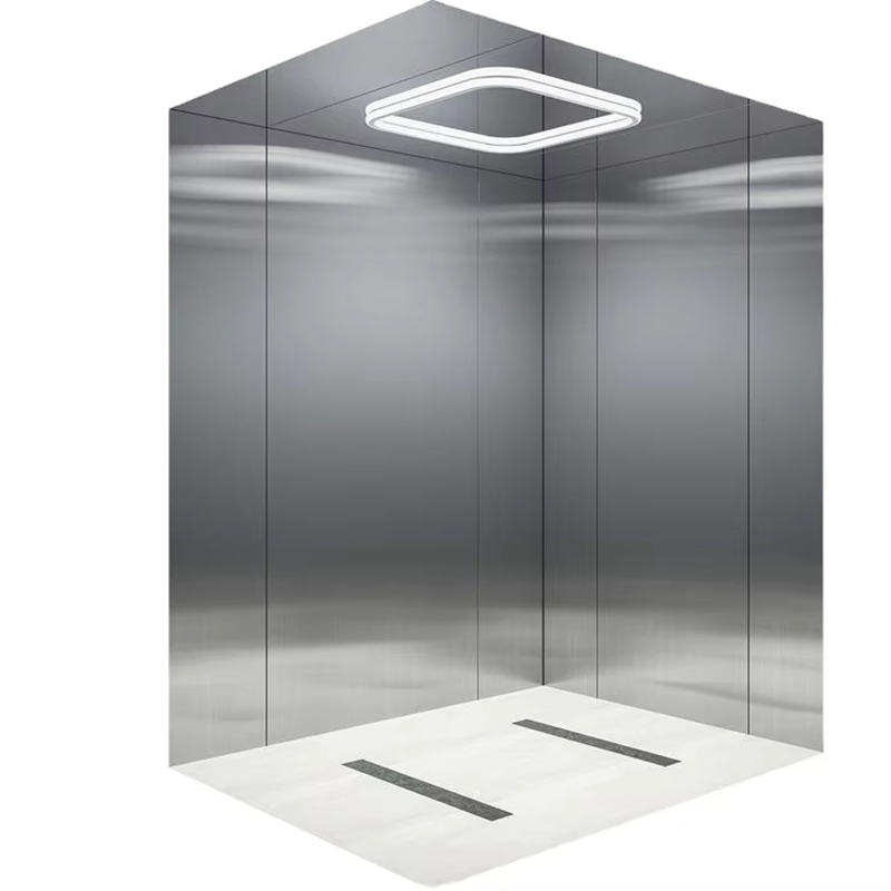 VTEP105 Ascensores Ascensores de pasajeros residenciales de lujo sin engranajes CA PVC silencioso, eficiente y elegante