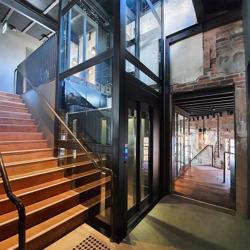 Elevadores VTEP106 Ascensor de pasajeros moderno con funciones de ahorro de energía
