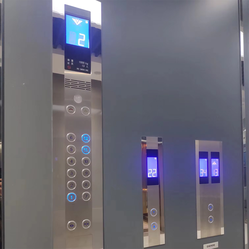 VTSP333 Moderno elevador de acero inoxidable con pantalla táctil montada en la pared Cop and Lop