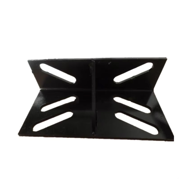 Soporte de riel guía de ascensor VTSP120 Soporte de riel de elevación de alta resistencia Soporte de montaje de acero Certificado ISO Pintado en negro para oficina