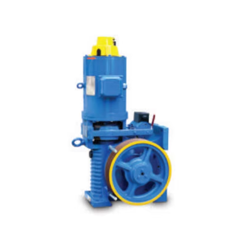 Motor de ascensor con sistema de tracción automático usado de bajo ruido VTSP223, motor de elevación Vvvf a la venta