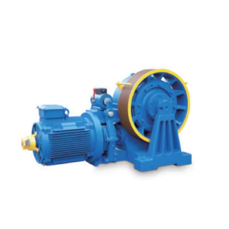 Máquina de tracción con engranajes para elevación de ascensores VVVF a precio competitivo VTSP225