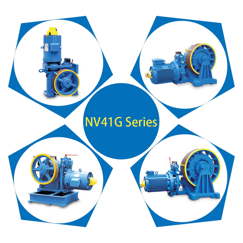 Máquina de tracción con motores de elevación y piezas de ascensor VTSP222 al mejor precio