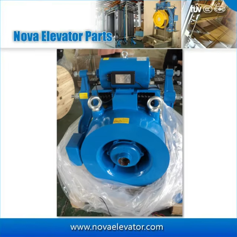 VTSP224 Precio de la máquina de tracción de elevación con motor de ascensor de 380 V y 350 KG de fábrica de China