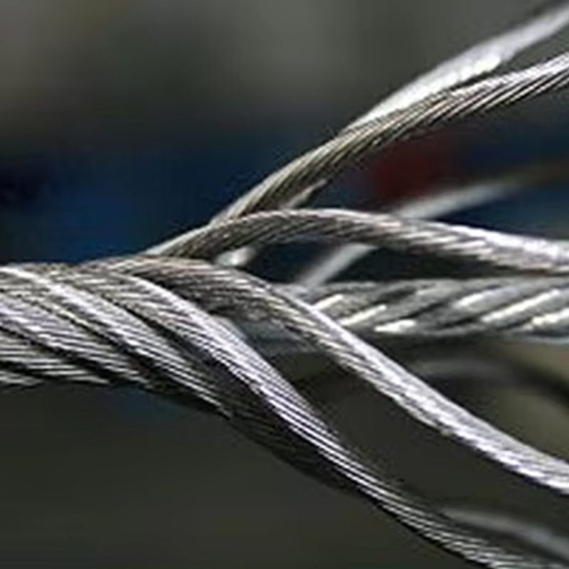 Cable de acero galvanizado inoxidable para tracción de ascensores VTSP264 8X25F-IWRC para uso en hoteles