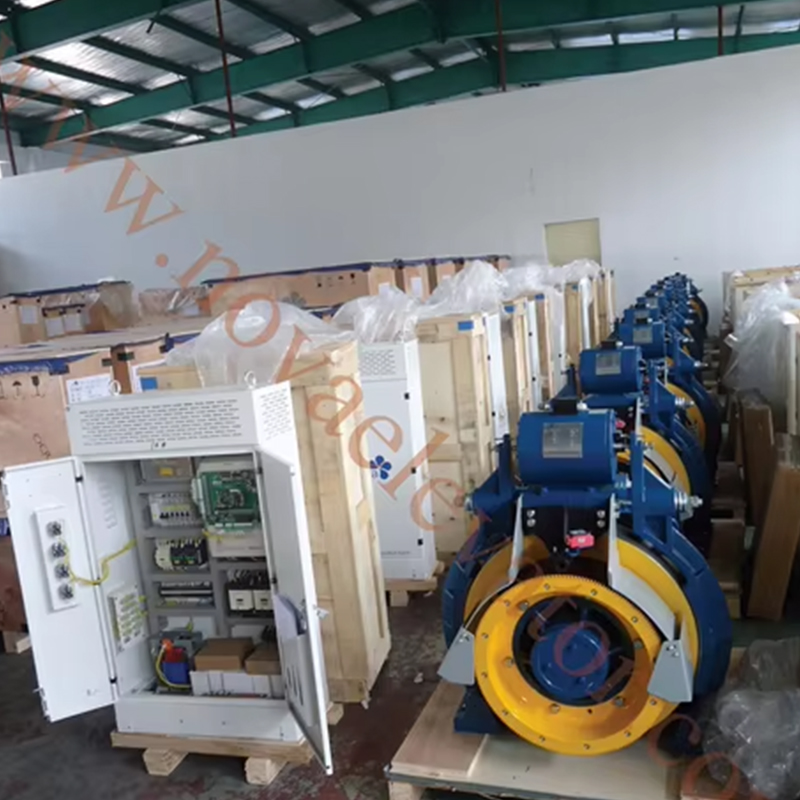 Repuestos para ascensores VTSP242 Máquina elevadora con motor de tracción sin engranajes para ascensores de pasajeros NV41T-GTW10X