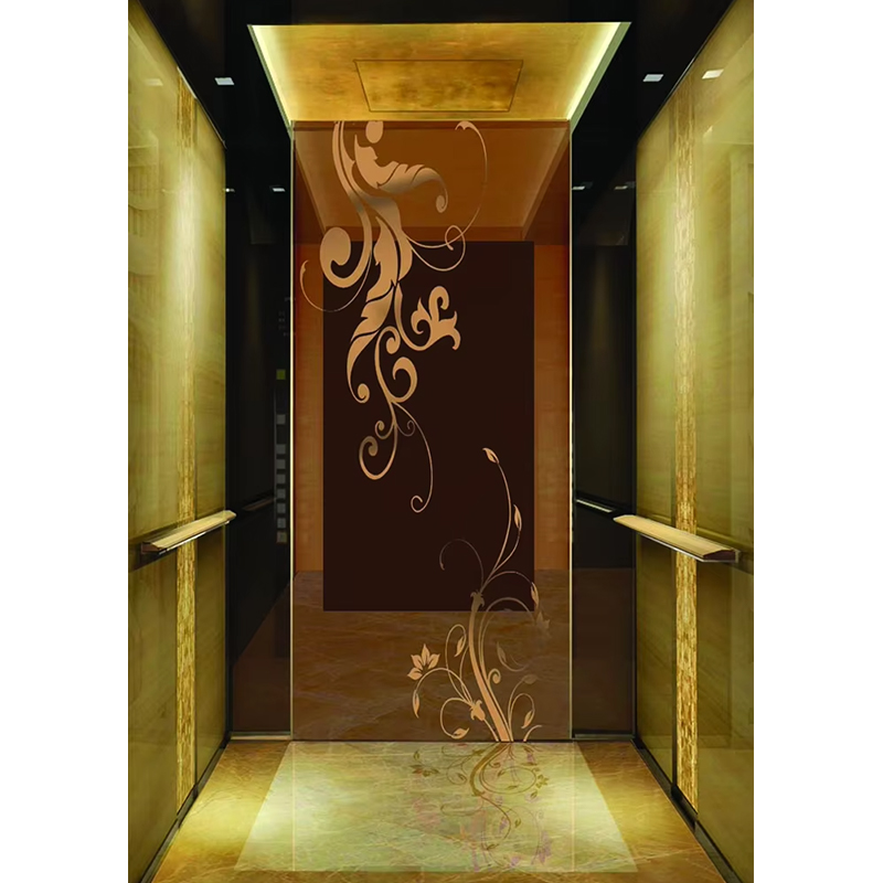 Piezas y accesorios para ascensores VTSP135 Cabina elevadora de pasajeros comercial con paneles de pared antirayaduras