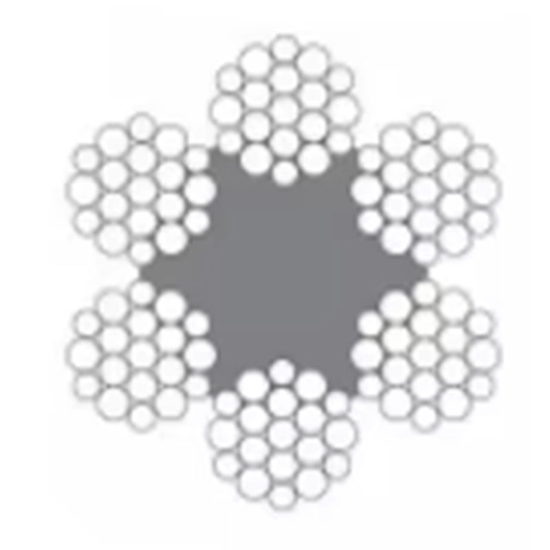 Componentes del ascensor VTSP267 Cable de acero de 8-22 mm para ascensor de pasajeros