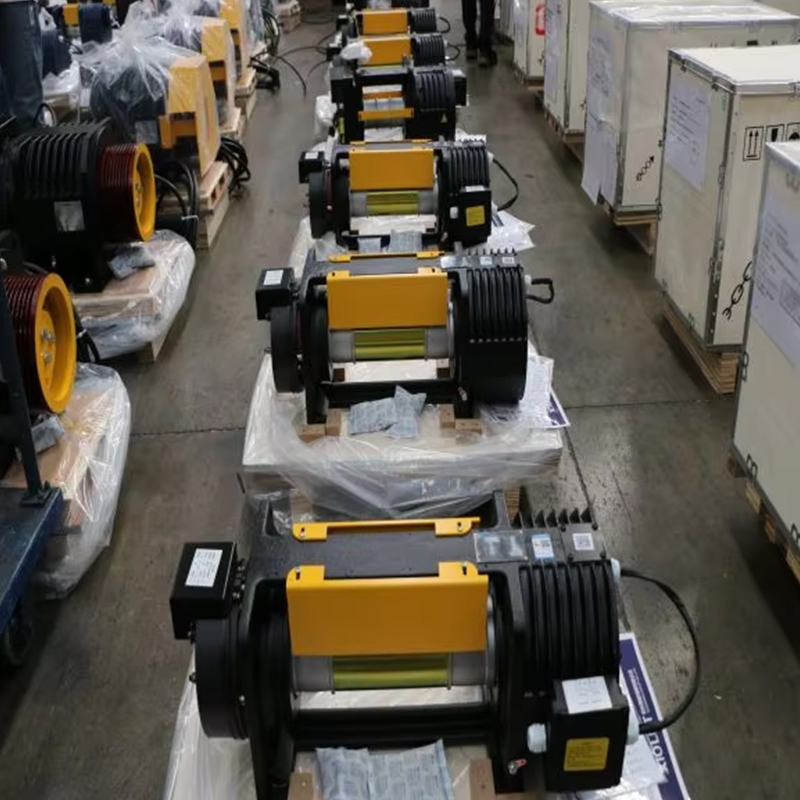 Máquina de tracción sin engranajes Montanari VTSP238 Motor elevador MCG100 Motor de motor de 320-630 KGS