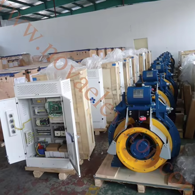 Máquina de tracción sin engranajes Montanari VTSP238 Motor elevador MCG100 Motor de motor de 320-630 KGS