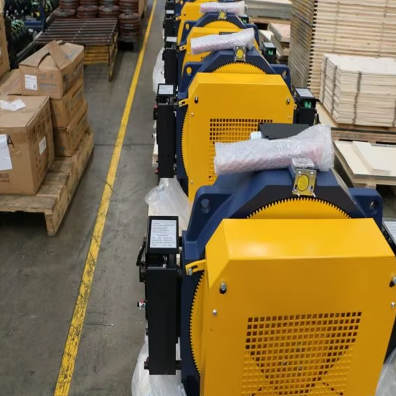 VTSP239 Piezas de ascensores pequeños Motor de máquina de tracción sin engranajes y sin espacio