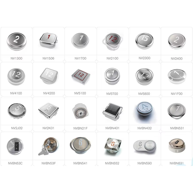 VTSP363 Piezas de botones de llamada de acero inoxidable para ascensores de fábrica de China para edificios de oficinas