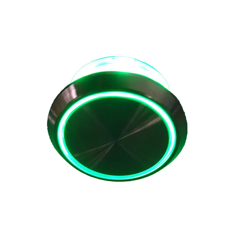 Botón pulsador de ascensor redondo de acero inoxidable de diseño moderno de la marca VTSP360 con_sin Braille Piezas de ascensor con garantía de 1 año