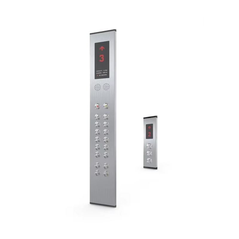 VTSP346 Pantalla de imágenes contemporánea de acero inoxidable de alto rendimiento Lop_Cop para ascensor turístico de hotel de Nova NV