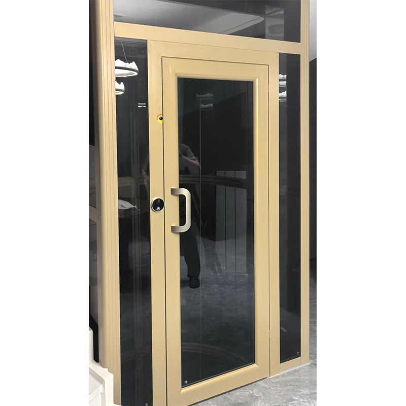 VTSP396 Puerta batiente de cristal para ascensor doméstico